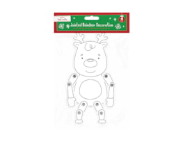 Wholesale Christmas Jointed Card Decorations 4pk