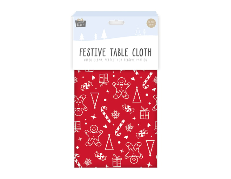 Wholesale Christmas Wipe-Clean Tablecloth