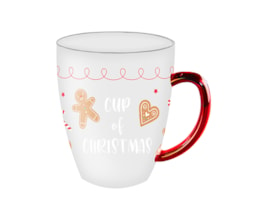 Wholesale Festive Glass Quote Print Mug