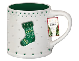 Wholesale Festive Foil Stocking Mug