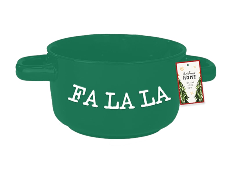 Wholesale Christmas Festive Soup Bowl