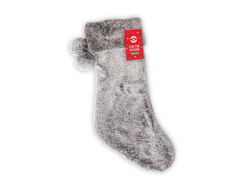 Wholesale Faux Fur Stocking 55cm x 20cm