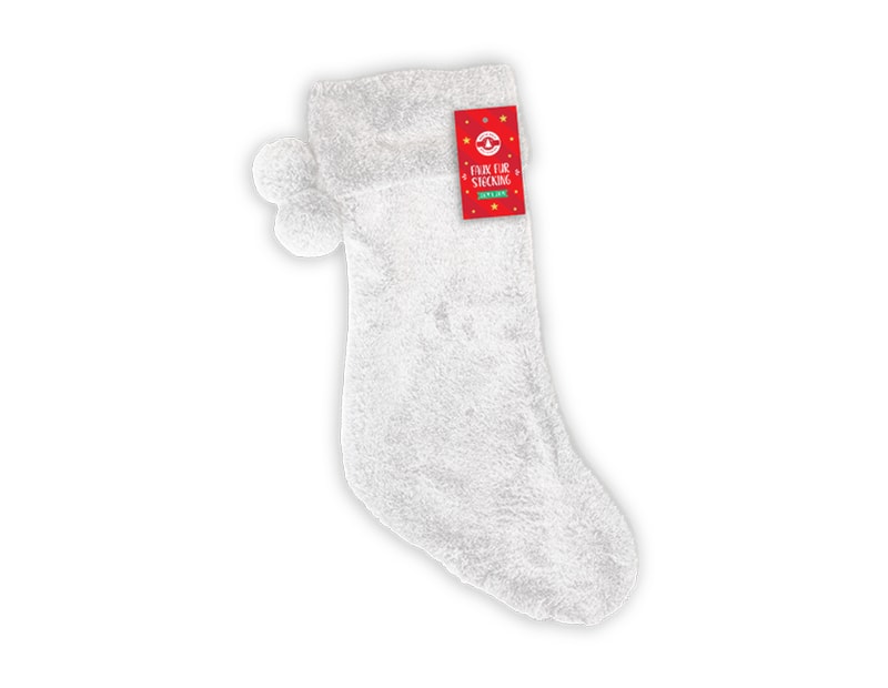 Wholesale Faux Fur Stocking 55cm x 20cm