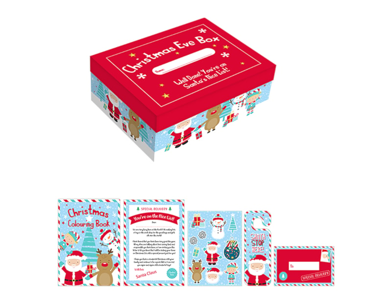 Wholesale Christmas Eve Activity Gift Box 25cm x 20cm