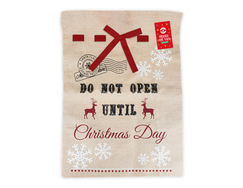 Wholesale Printed Jute Sack 50cm x 70cm