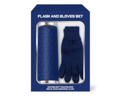 Wholesale Stainless Steel Flask & Soft Touch Gloves Set