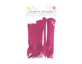 Wholesale Coloured Plastic Cutlery