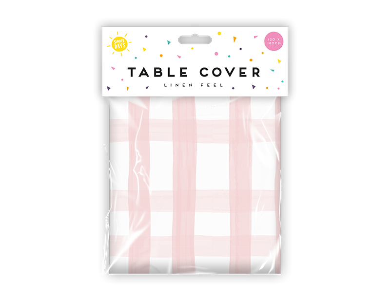 Summer Linen Feel Table Cover 120 x 180cm