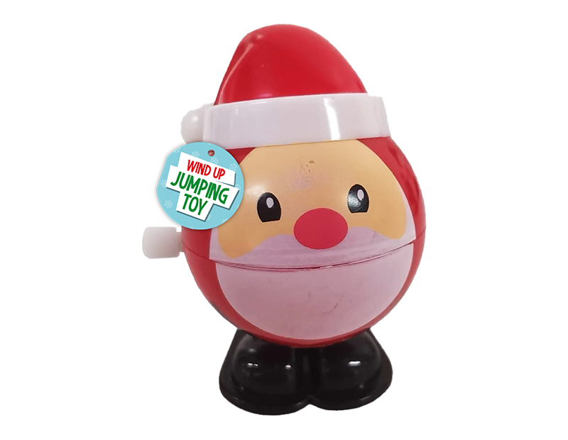 Christmas Wind Up Jumping Toy PDQ