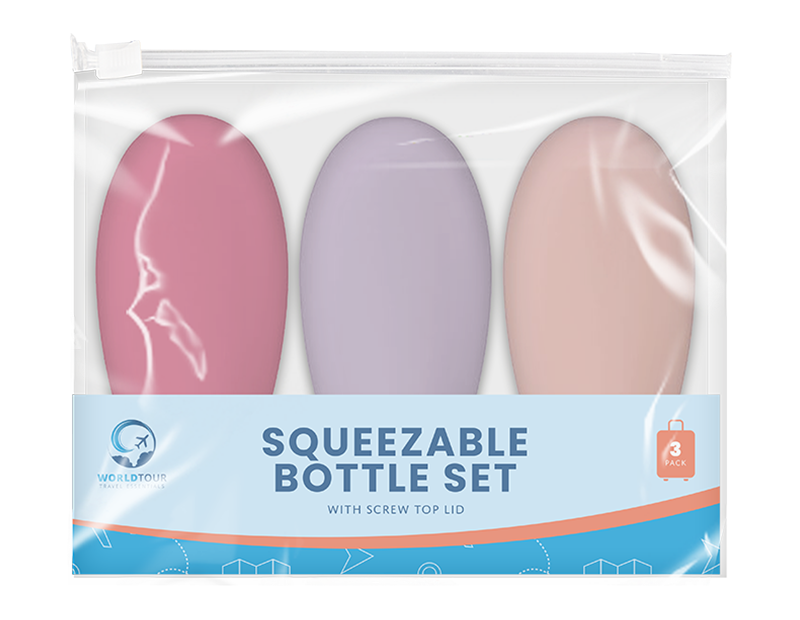 Squeezable Bottle Set 3 Pack