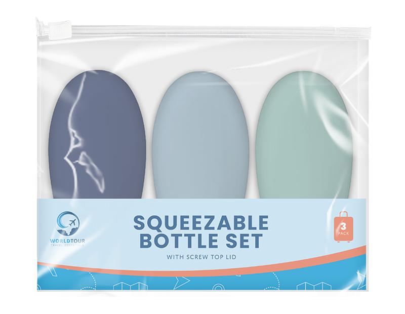 Squeezable Bottle Set 3 Pack