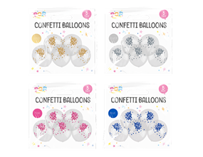 Wholesale Confetti Balloons 5pk