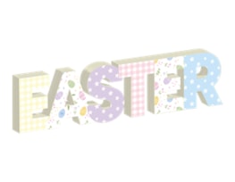 Wholesale Easter Wooden Plaque 27cm