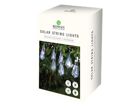 Wholesale 10 solar iridescent light bulb string lights | Gem imports Ltd.