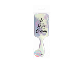 Wholesale Printed Iridescent Paddle Hair Brushes