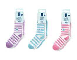 Wholesale Girls cosy socks 3 pairs