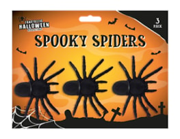 Halloween Spooky Spiders - 3 Pack