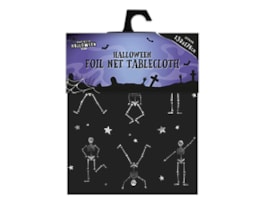 Wholesale Halloween Foil Net Tablecloth