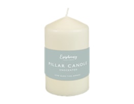 Wholesale Unscented Pillar Candle Extra Small