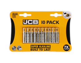 Wholesale JCB LR03/AAA BATTERIES SUPER ALK 10PK