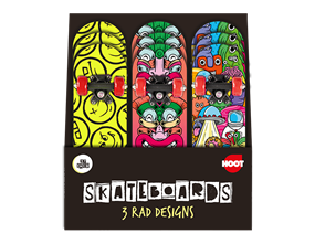 Wholesale Kids Printed Skateboard 17" PDQ