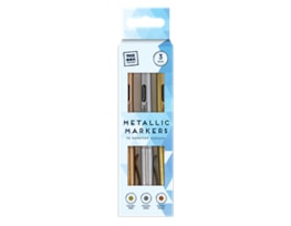 Wholesale Metallic Markers 3pk