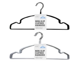 Wholesale Non slip Plastic Coated Hangers 10pk