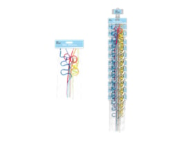 Wholesale Silly Straws 5pk With Clip Strip