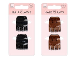 Wholesale Small Hair Claws 2pk