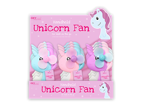 Wholesale Unicorn Handheld Fan PDQ