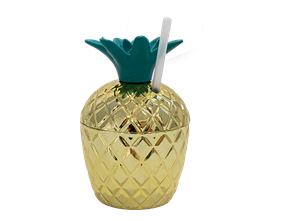 Pineapple Tumbler with Straw 250ml