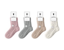 Wholesale Textured Supersoft Knitted Socks