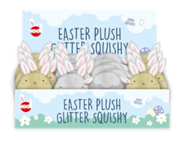 Wholesale Easter Plush Glitter Squishies PDQ