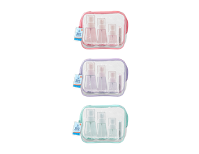 Wholesale Travel Bag and Bottle Set 5pc