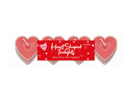 Wholesale Heart shaped tealights 8pk