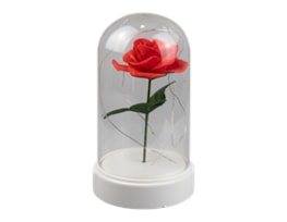 Wholesale Valentine's LED rose Cloche 19cm