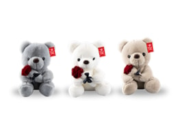 Wholesale Valentine's Plush Teddy with Rose