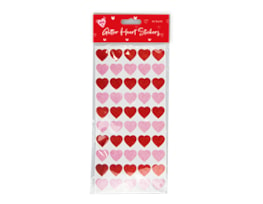 Wholesale Glitter Heart Stickers