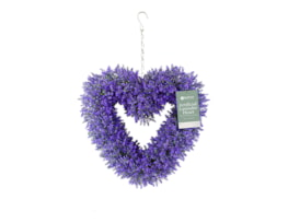 Wholesale Artificial Lavender Heart with Hanging Chain