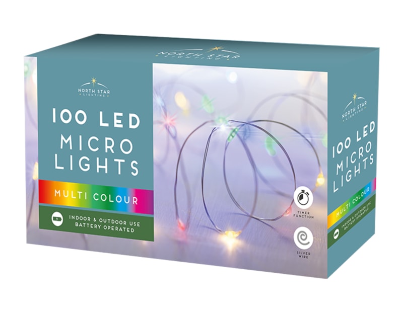 Wholesale Led Battery Operated Micro Lights Multicoloured