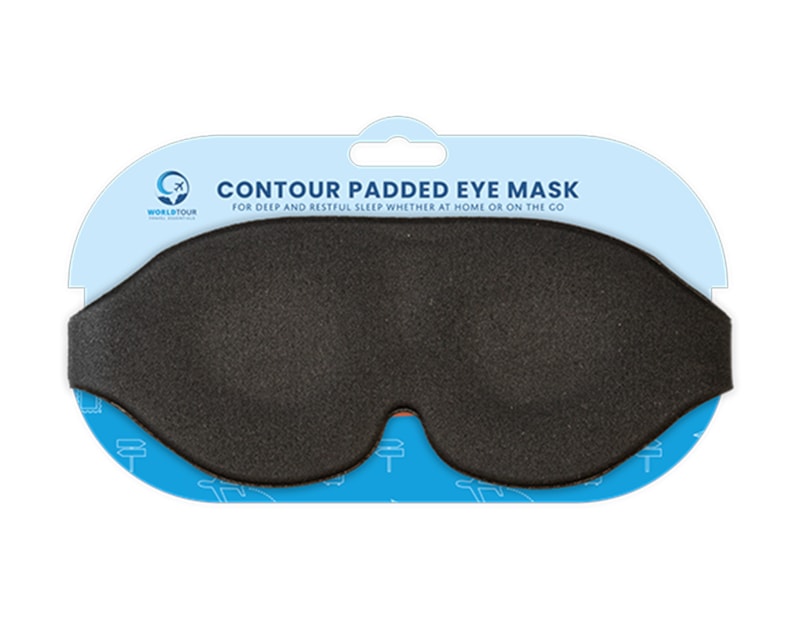 Wholesale 3D Contour Padded Eye Mask