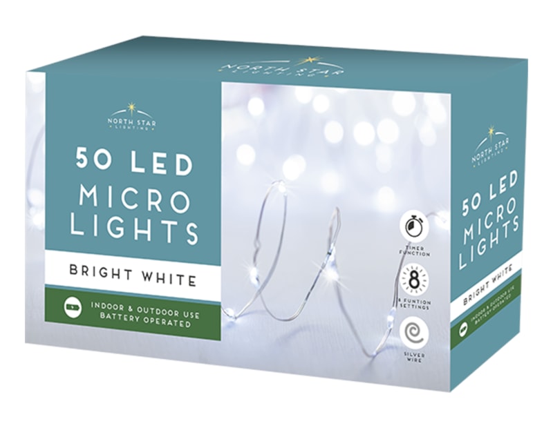 Wholesale Led Battery Operated Micro Lights Bright White | xmas led lights