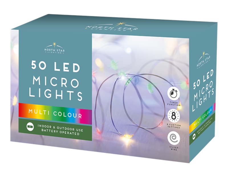 Wholesale Led Battery Operated Micro Lights Multicoloured | wholesale christmas