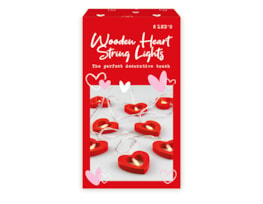 Wholesale LED wooden heart lights