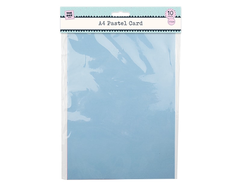 Wholesale A4 Pastel Card 10 Pack