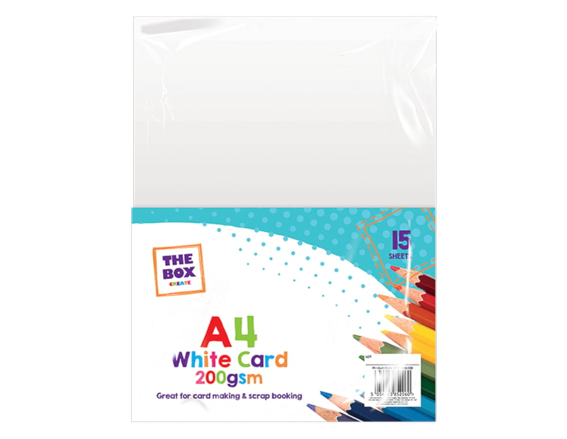 Wholesale A4 White Card 15pk