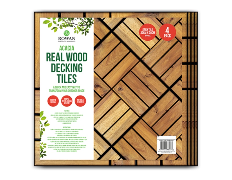 Wholesale Pine Decking Tiles 4pk