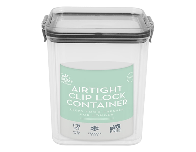 Wholesale Airtight Clip Lock Container 950ml