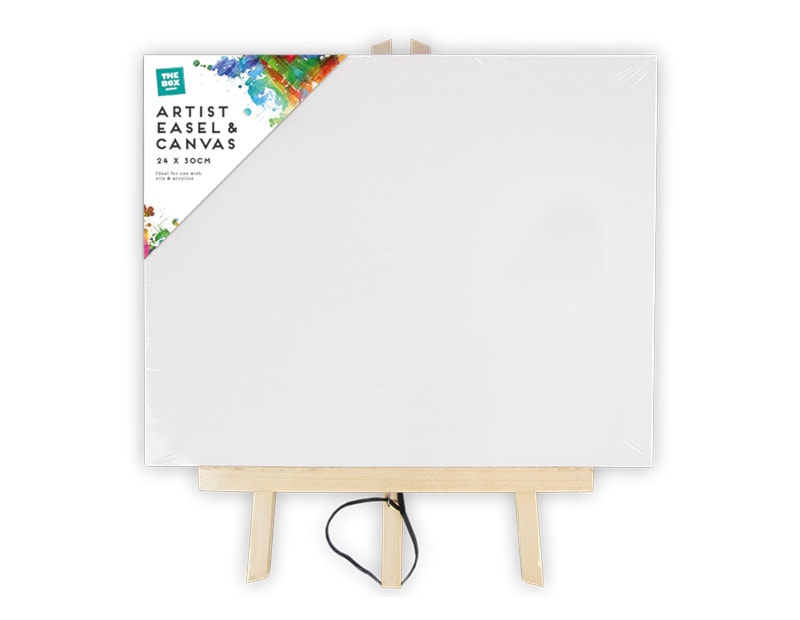 Wholesale Artist Easel with Canvas 24x30cm