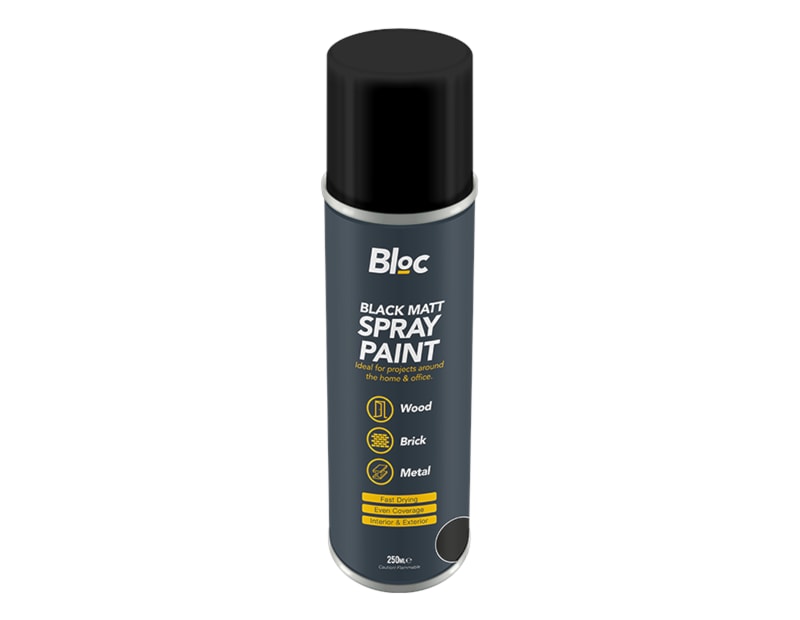 Wholesale Auto Spray Paint Matte Black 250ml